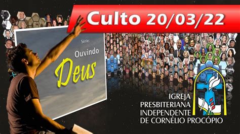 IPICP Culto Virtual 20 03 2022 UM CORAÇÃO RESILIENTE Serie