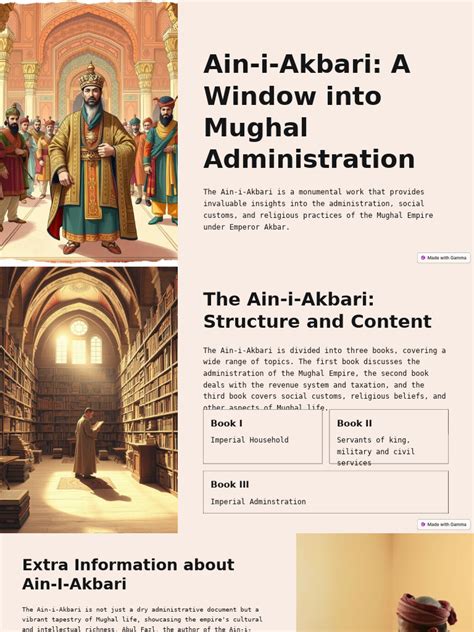 ain  akbari mughal empire insights  history
