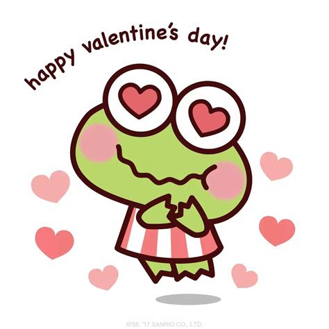 Keroppi Valentines Day Cartoons Valentines Day Drawing Valentines Wallpaper