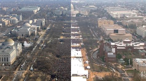 Photos: the crowd at Donald Trump’s inauguration vs. Barack Obama’s - Vox