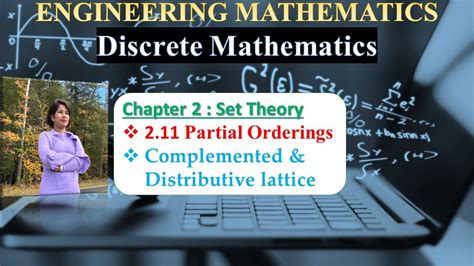 Ch 2 11 6 Complemented Distributive Lattice Set Theory Lectures