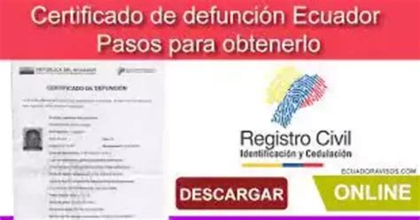 Solicitar certificado de defunción por internet 2024 elyex