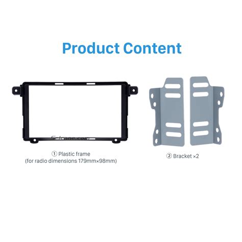 Superior Doppel Din 2017 HYUNDAI I 10 Autoradio Fascia Surround Panel