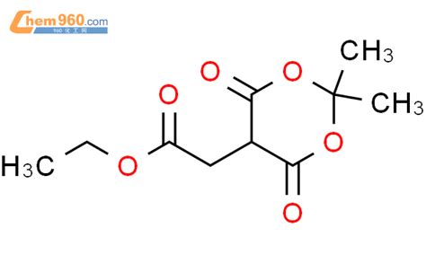 142474 39 3 ethyl 2 2 2 dimethyl 4 6 dioxo 1 3 dioxan 5 yl acetate化学式