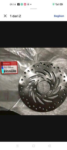 Jual Piringan Disc Dpn Kwb Honda Jenis Motor Blade Dan Revo Absolute Di