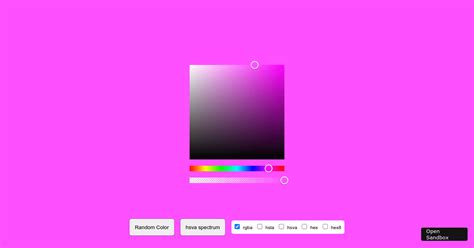 React Canvas Color Picker Forked Codesandbox