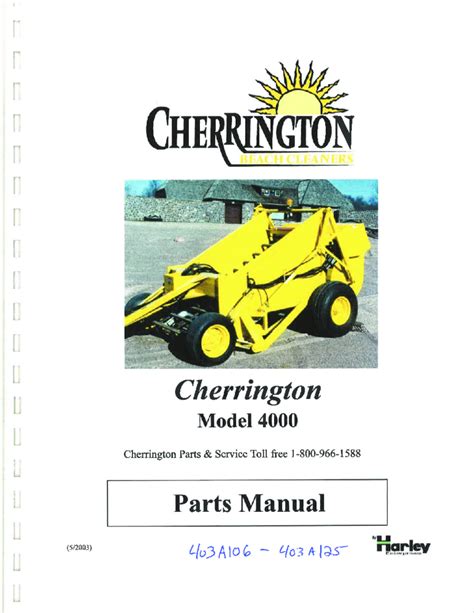 Genuine Cherrington Spare Parts For Reliable Upkeep Beachtech