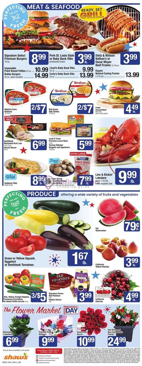 Shaws Weekly Ad Valid From 05262023 To 06012023 Mallscenters