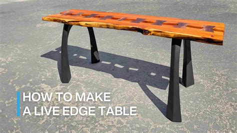 How To Make A Live Edge Table At Alden Johnson Blog