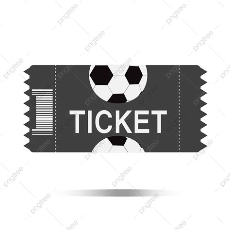 Football Ticket Vector Art Png Football Tickets Icon On White