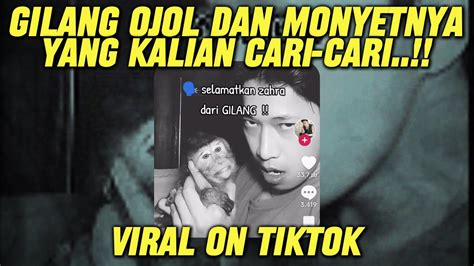 Gilang Ojol Viral Lagi Sama Monyet Ini Faktanya Gilang Ojol