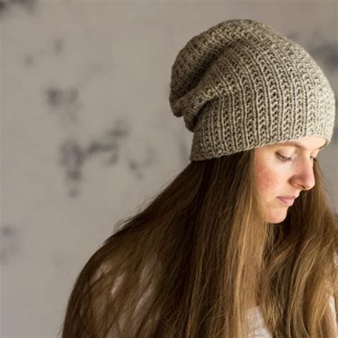 Beauty Slouchy Hat Knitting Pattern : Brome Fields