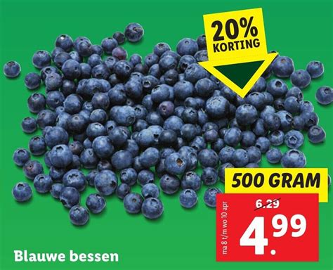 Blauwe Bessen G Aanbieding Bij Lidl