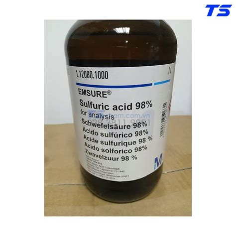 Hóa Chất Sulfuric Acid 98 112080 Merck Chất Lượng Chính Hãng Free Hot