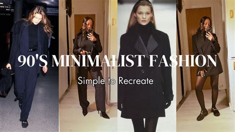 Minimalist Chic How To Rock S Fashion In The Modern Era Youtube