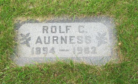 Rolf Cirkler Aurness (1894-1982) - Find a Grave...