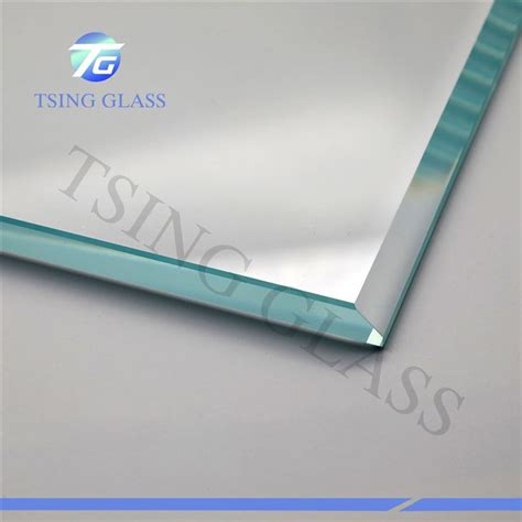 Beveled Glass Tempered Glass Flat Tempered Glass Polished Edge Glass