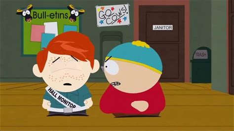 Cartman Tells The Hall Monitor To Kill Himself Youtube