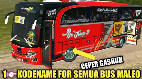 Share Mod Kodename Ceper Di Semua Bus Ori Bussid V Bus Jadi Ceper