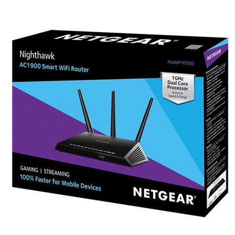 Netgear Nighthawk Ac1900 Dual Band Wifi Gigabit Router R7000 Not A Modem Buy Netgear