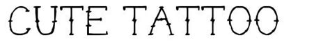 Cute Tattoo Font By Sickcapital Fontriver