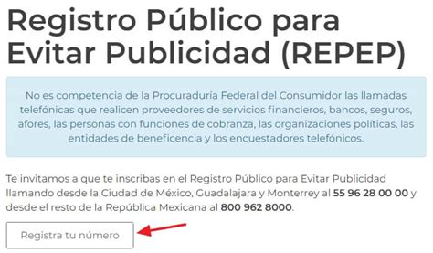 Repep Profeco Tu Escudo Contra La Publicidad No Deseada