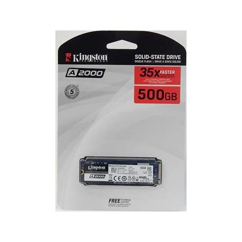 Kingston A2000 Ssd 500gb M 2 Nvme Disk Computer