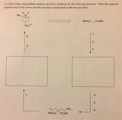 Solved Pts Using Retrosynthetic Analysis Provide A Chegg