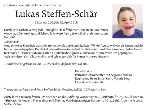 Lukas Steffen Schär Hommages