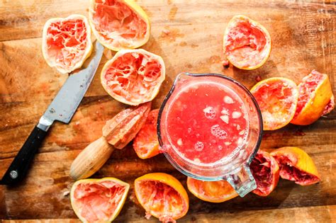 Grapefruit Blood Orange Shrub