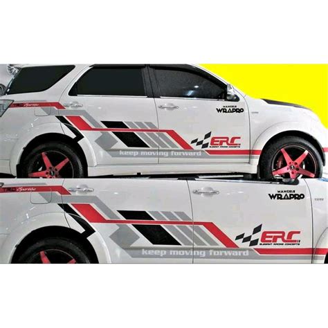 Jual Stiker Striping Mobil Erc Stiker Mobil Ignis Terios Rush Stiker