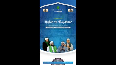 LIVE HAFLAH AT TASYAKUR KHOTMIL QUR AN DAN JUZ AMMA KOMPLEK