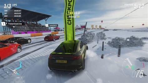 FORZA HORIZON 4 ASTMOOR HERITAGE CIRCUIT Road Racing In AUDI TTRS Car