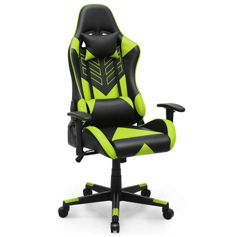 MoNiBloom Ergonomic Racing Style Gaming Chair, Reclining High Back ...