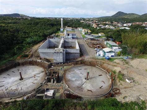 Obras De Amplia O Da Esta O De Tratamento De Esgoto Ete Da Prolagos