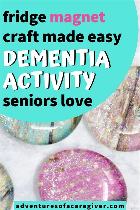 Diy Fridge Magnet Craft For Seniors Dementia Activity Artofit