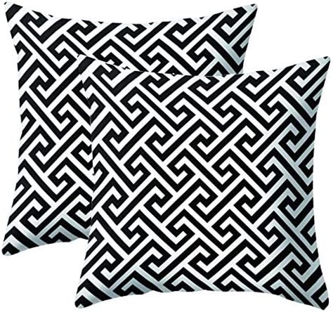 Jotom Simple Geometric Super Soft Pillow Case Covers For Couch Sofa Bed