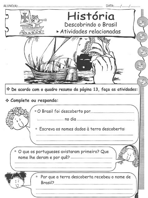 EJA HISTÓRIA 65 ATIVIDADES EXERCÍCIOS PARA IMPRIMIR PORTAL ESCOLA