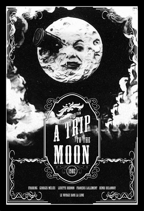 A Trip to the Moon Movie Poster 1902 Vintage Movie Poster | Etsy