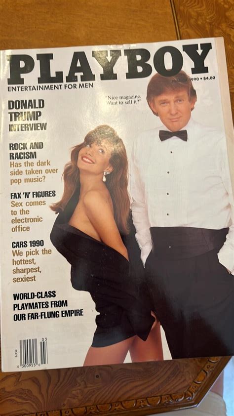 Playboy Magazine March 1990 Brandi Brandt Donald Trump Deborah Driggs