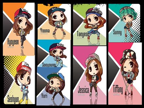 Snsd Girls Generation Snsd Fan Art Fanclubs Snsd Chibi Hd Wallpaper