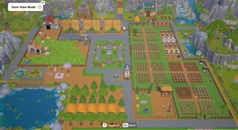 Animal Crossing Farm Layout