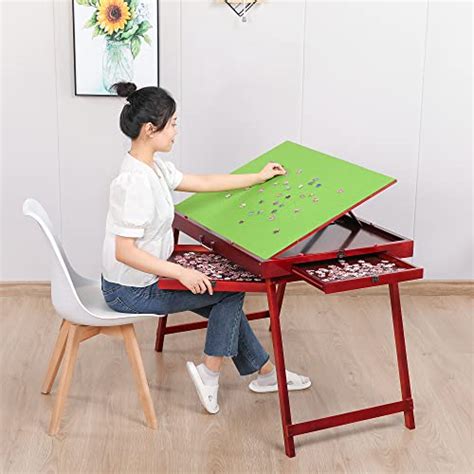 Best Puzzle Tables With Drawers And Legs