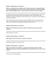 Madina Deen HIS 200 Applied History 1 Docx Module 2 Short