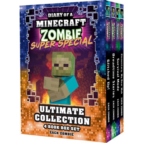 Ultimate Collection Diary Of A Minecraft Zombie Super Special 4 Book Box Set By Zack Zombie