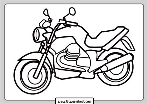 Motorbike Coloring Pages | The Best Porn Website