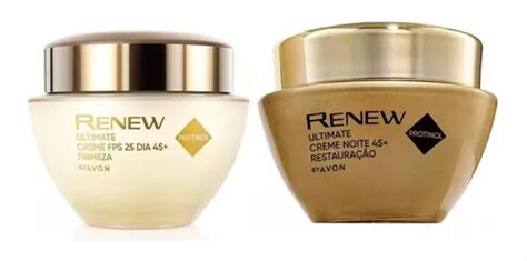 Kit Antirrugas Renew Ultimate Protinol Dia Noite 50g Avon