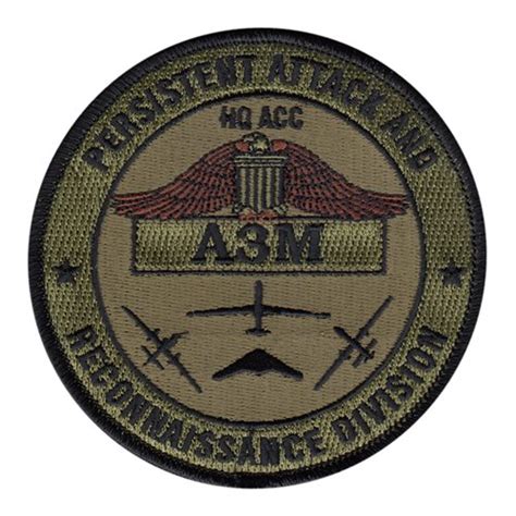 Hq Acc A3m Ocp Patch Air Combat Command Reconnaissance Operations