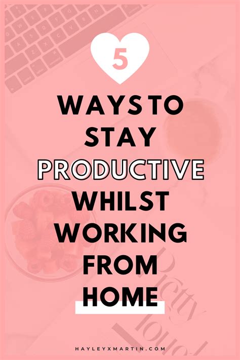 Ways To Stay Productive Whilst Working From Home Working From Home