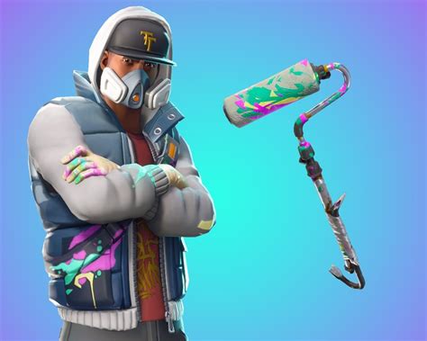 X Fortnite Battle Royale Abstrakt Skin Artwork X